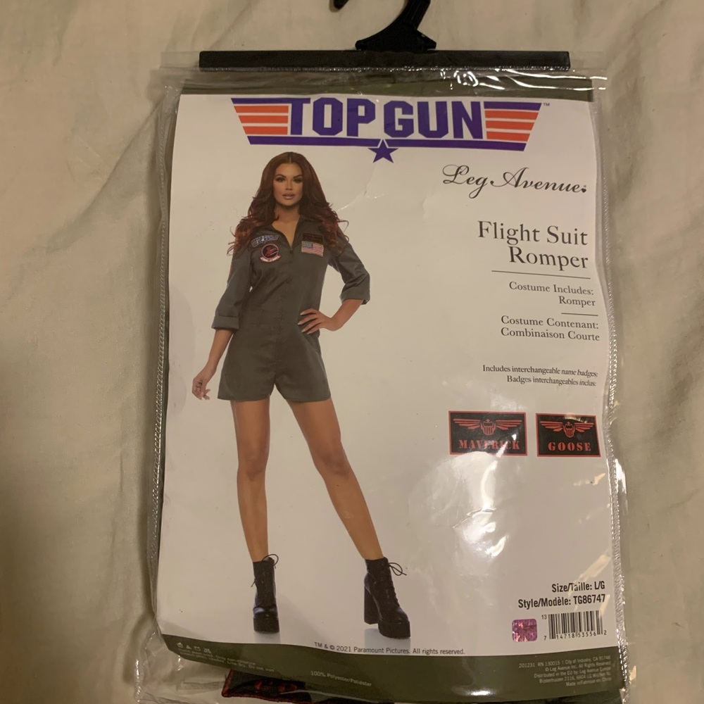 WOMEN’S TOP GUN FLIGHT SUIT ROMPER